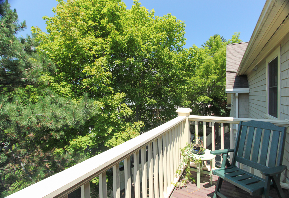 Deck off kitchen at 6 Ober Street Beverly, MA - Unit 3