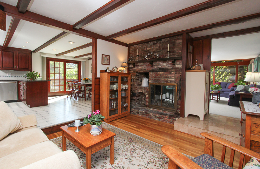 Family Room with Views of Kitchen and Living Room 19 Greenleaf Drive Danvers, MA