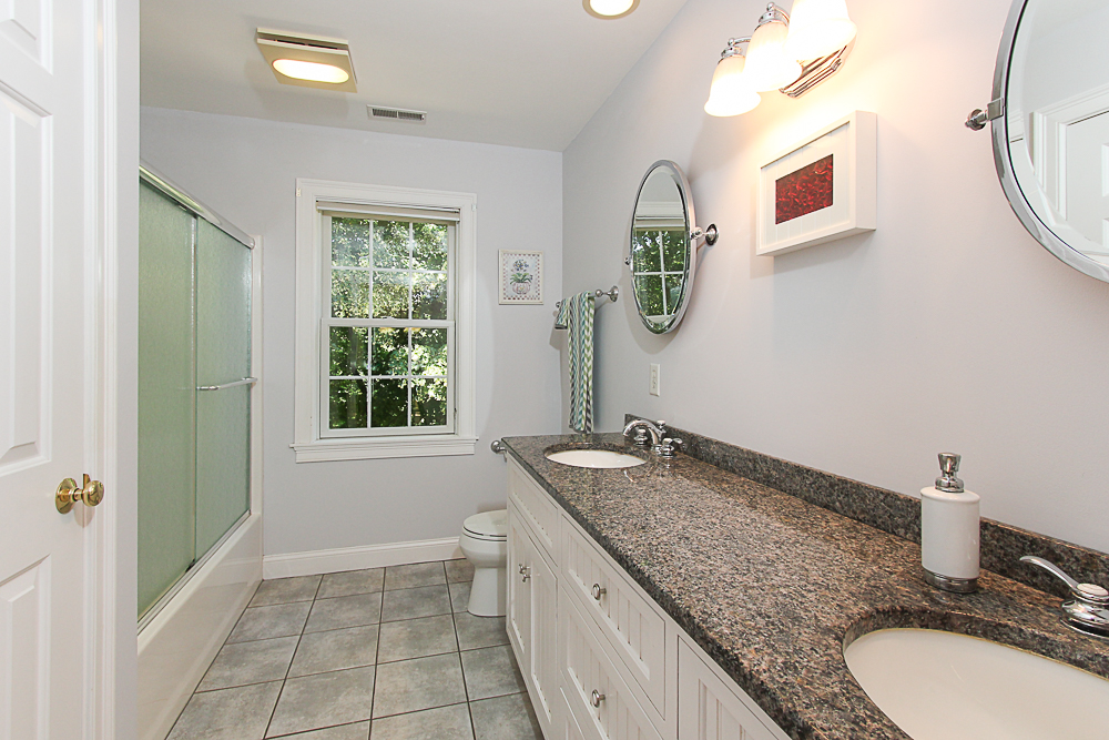Bathroom with double sinks 54 Essex Street Hamilton Massachusetts