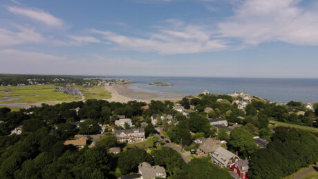 Aerial - Good Harbor Beach Gloucester, Massachusetts