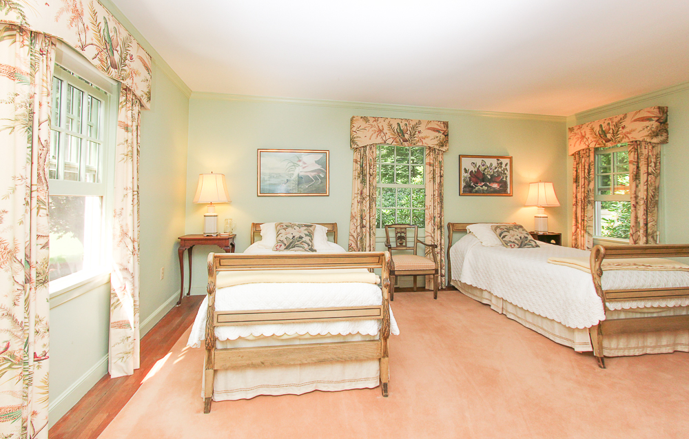 Guest bedroom at 743 Bay Road Hamilton Massachusetts