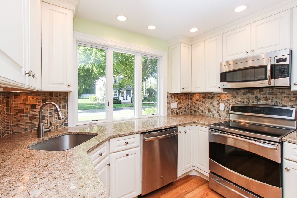 Kitchen with granite counters 15 Sylvan Road Beverly Massachusetts