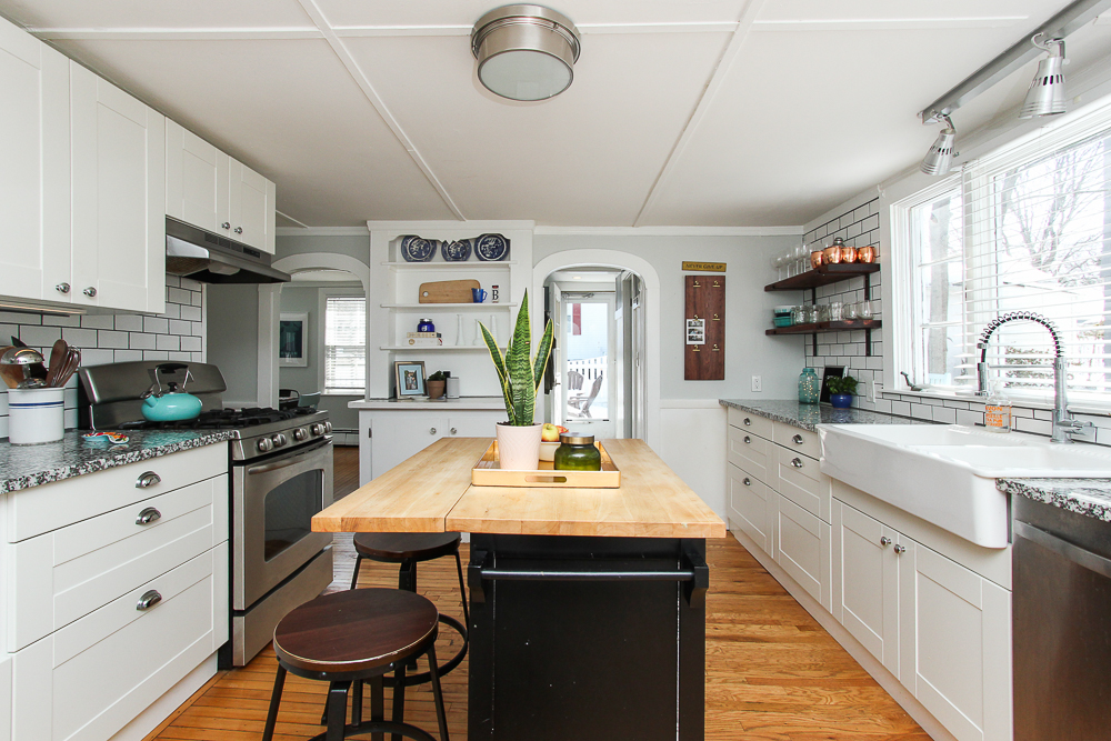 Kitchen with stainless steel appliances 34 Hart Street Beverly Massachusetts