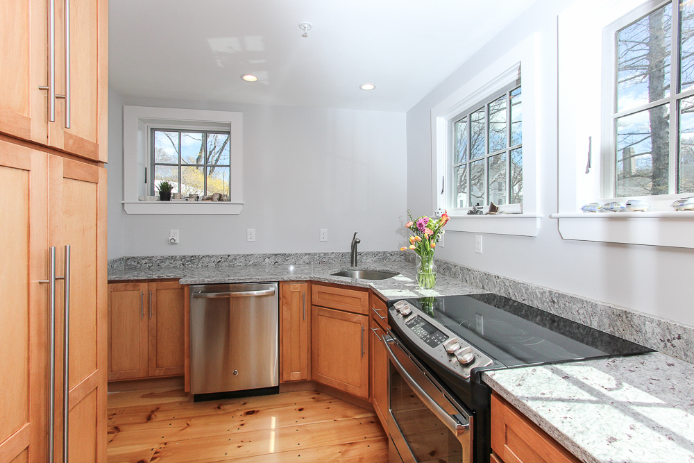 Kitchen with granite counters 10 North Main Street Ipswich Massachusetts
