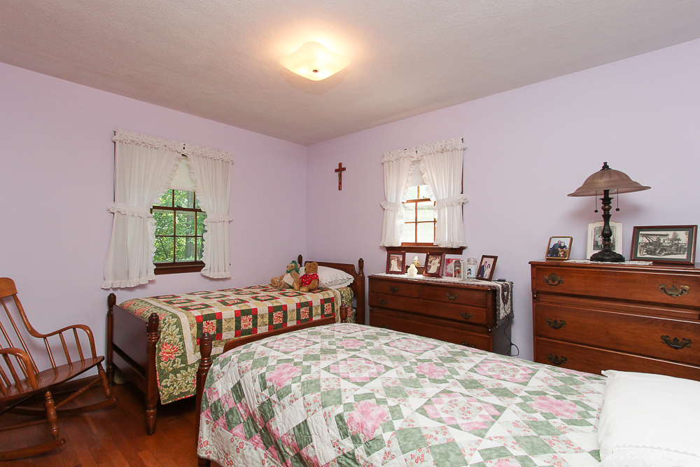 Bedroom with hardwood floors 122 Hull Street Beverly Massachusetts