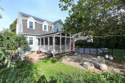 Rear view from the pool 72 Hamilton Avenue Hamilton, MA