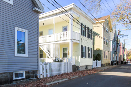 view of the front of the house from the street 14 Herbert Street Salem MA