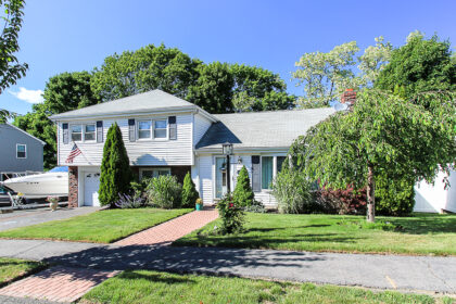 Front view of the house 14 Myles Road Peabody MA