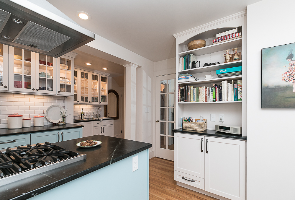 Kitchen from the mudroom 44 Baker Avenue Beverly MA
