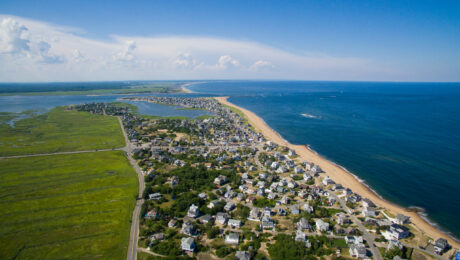 Aerial Plum Island Newbury Massachusetts