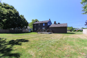 Rear and back yard at 159 McKay Street Beverly Massachusetts