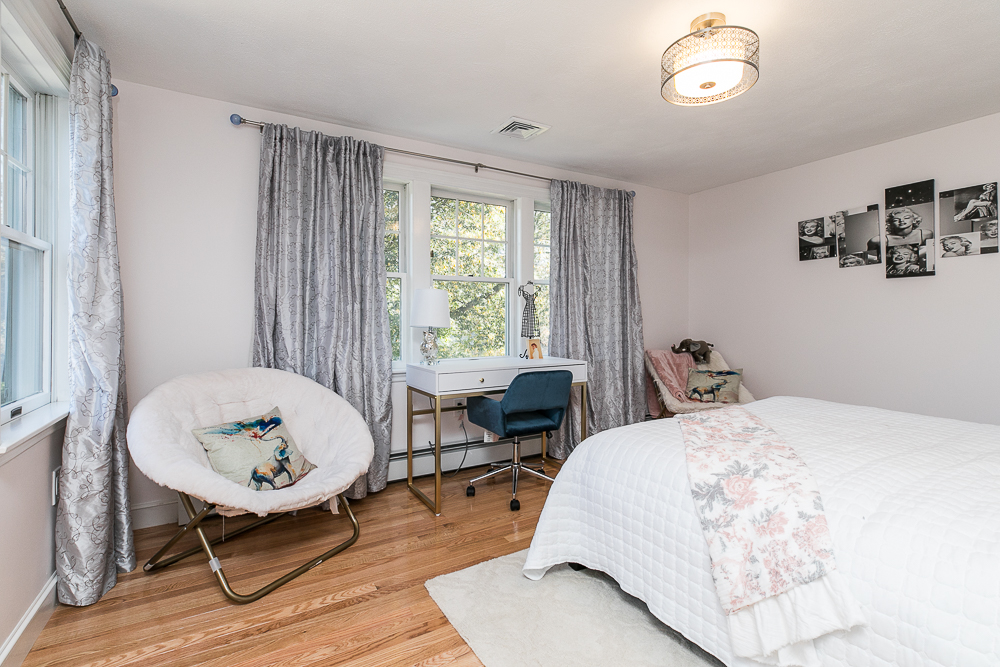 Bedroom with hardwood floors 376 Highland Street Hamilton Massachusetts