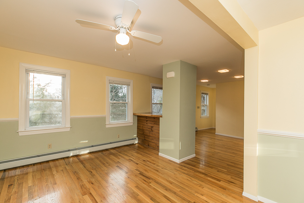 Living room with hardwood floors 15 Lemon Street Salem Massachusetts