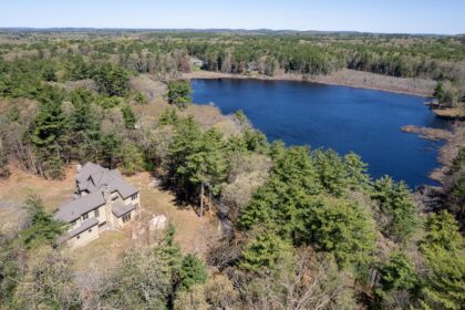 * Aerial 57 Beaver Pond Road Beverly MA Geddis